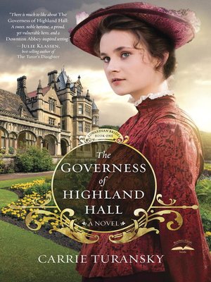 cover image of The Governess of Highland Hall